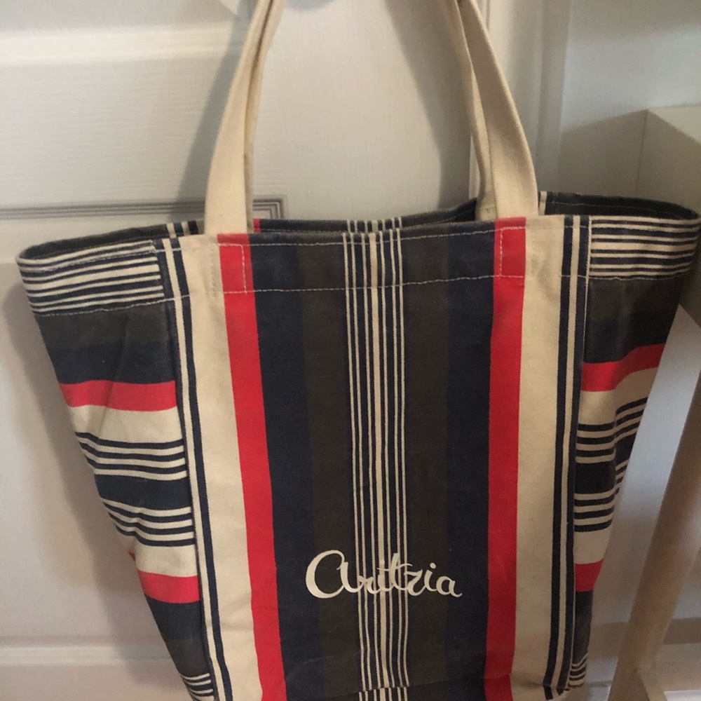 Aritzia Striped Tote